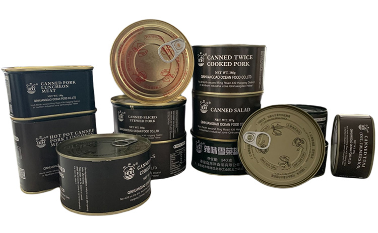 canned meat food