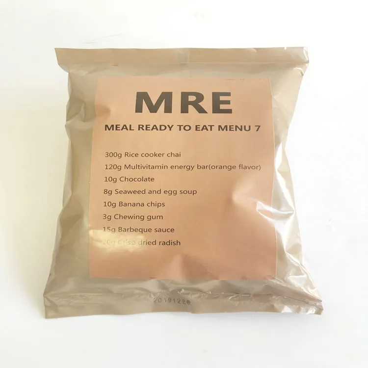 mre meals ready menu 7