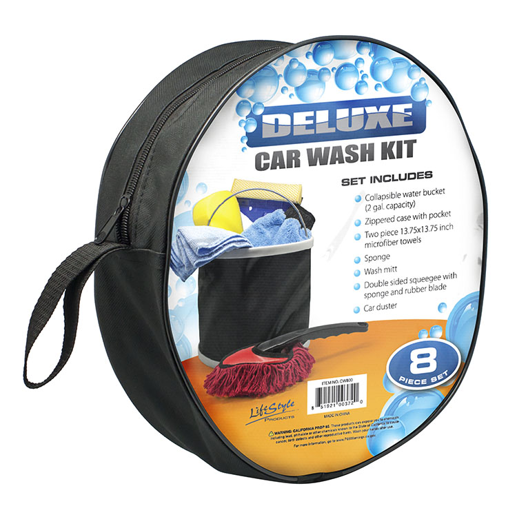 8pcs Portable Car Wash Kit