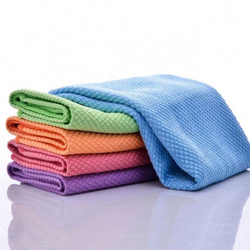 Fish Scale Cloth Absorbent Dish Towel