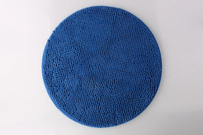 Round Shape Chenille Hotel Door and Bath Mats