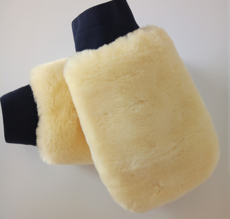 Ръкавица за автомивка с имитация на агнешка кожа
