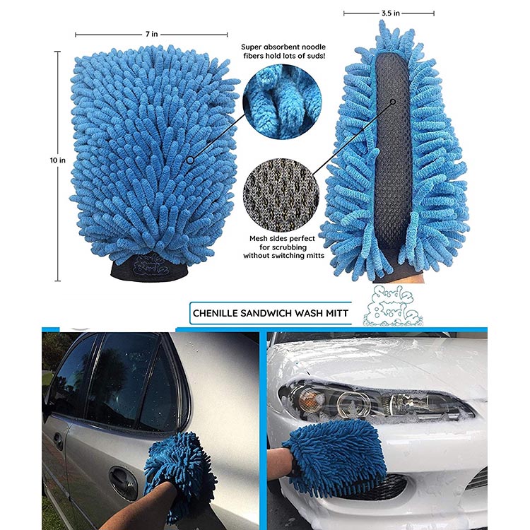 Kit de lavage de voiture en microfibre Auto
