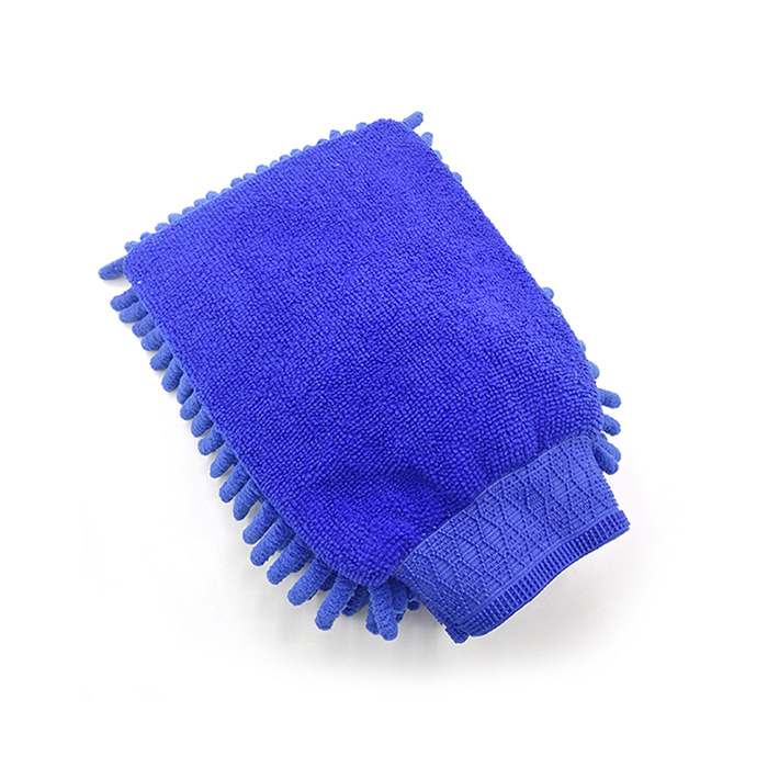 Mikrofaser-Chenille-Reinigungs-Autowaschhandschuh
