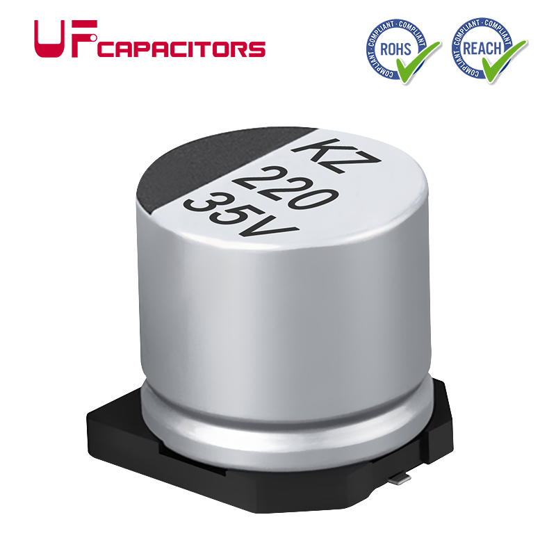 105C Ekstremt lavimpedans SMD elektrolytisk kondensator