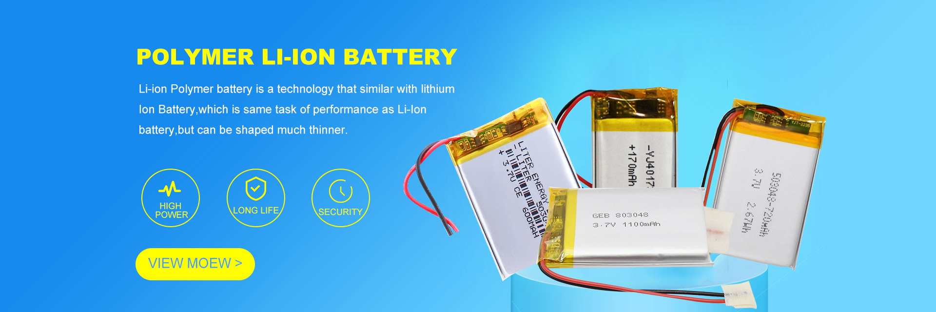 Polymer Li-Ion Battery Manufacturers