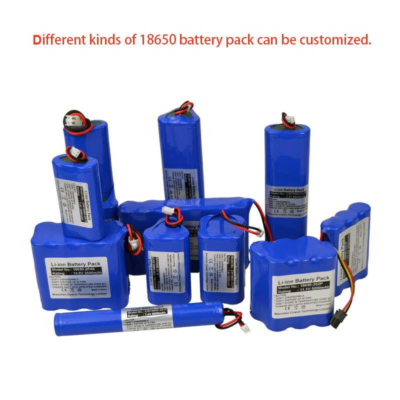 3.7V Rechargeable Lithium Ion 18650 Battery