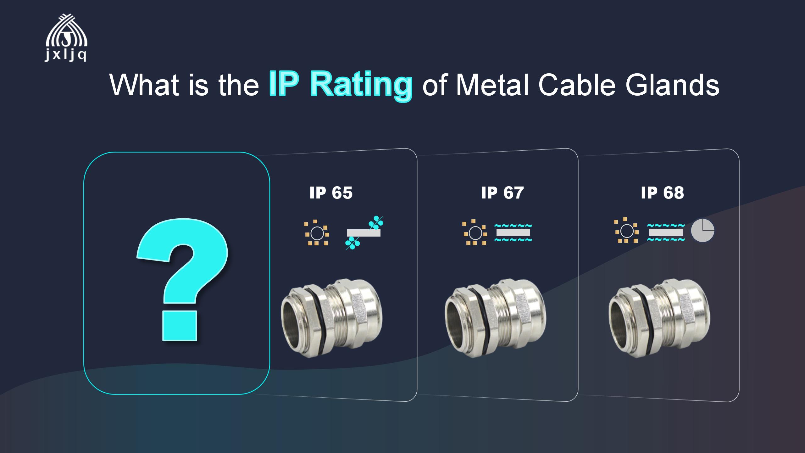 What is the IP Rating of Metal Cable Glands?