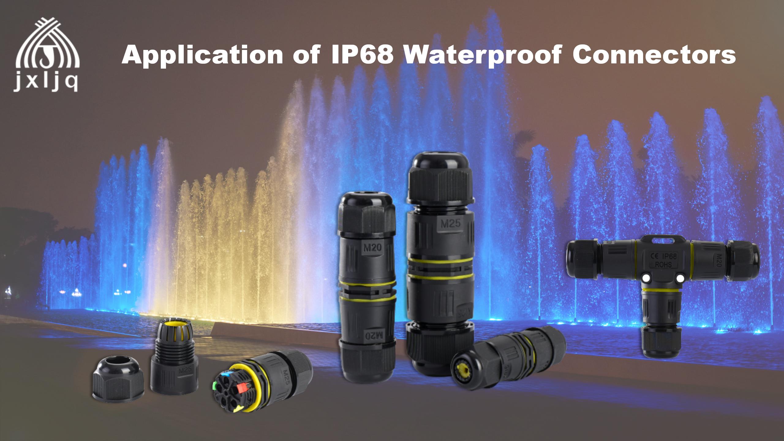 IP68 vandeniui atsparių jungčių taikymas