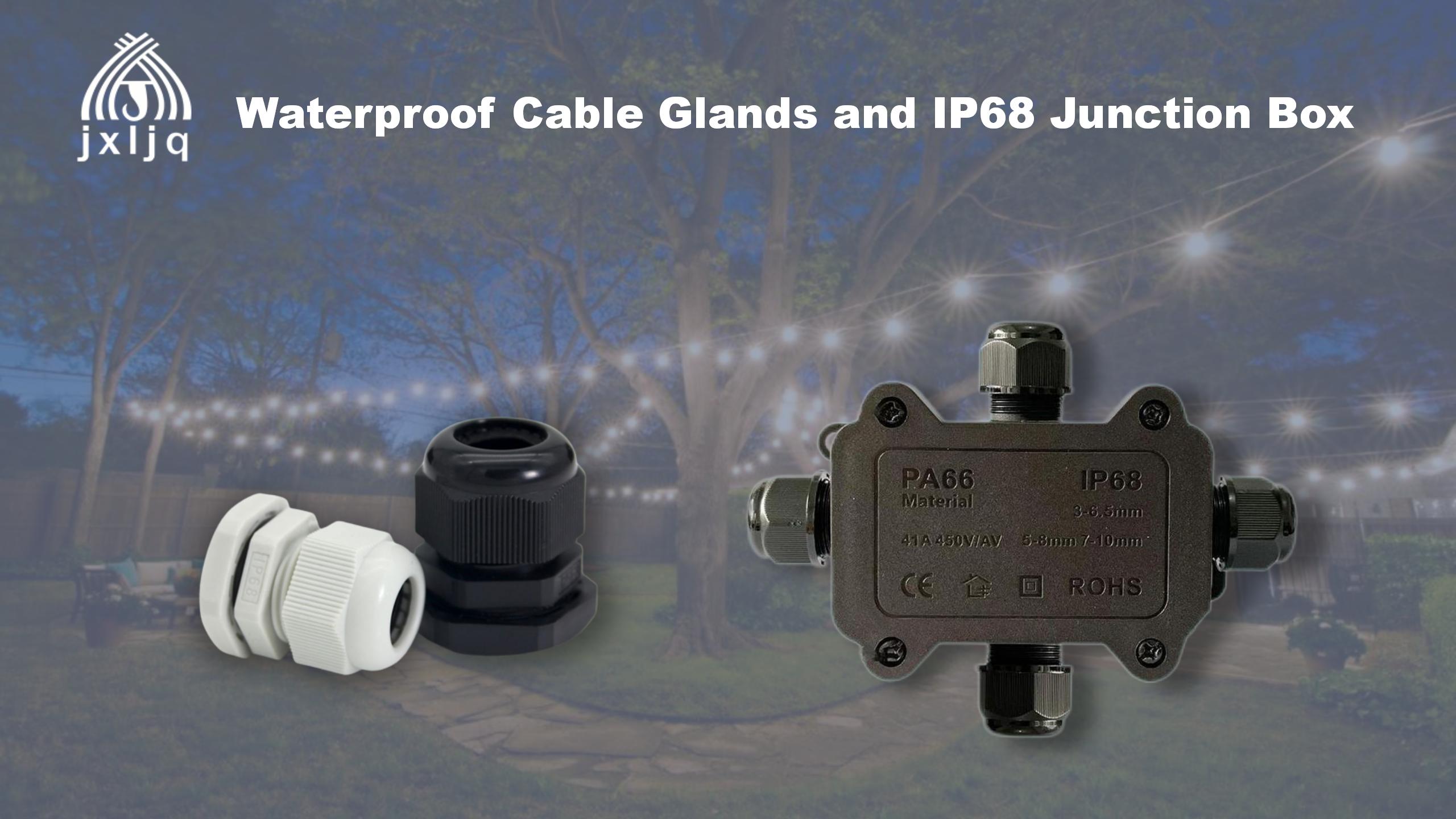 Waterproof Cable Glands and IP68 Junction Box for Outdoor Wiring