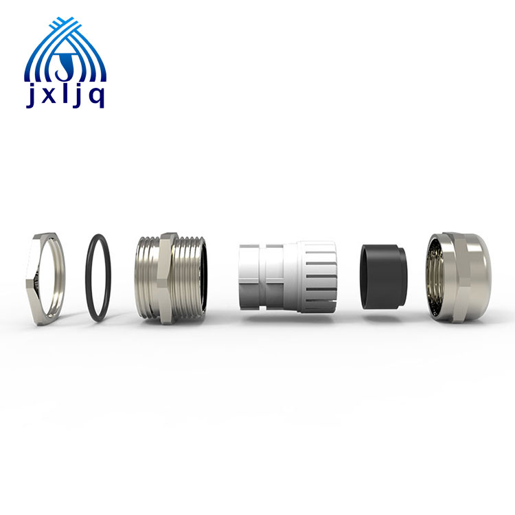 I-Brass Through Type Cable Gland Metric Thread