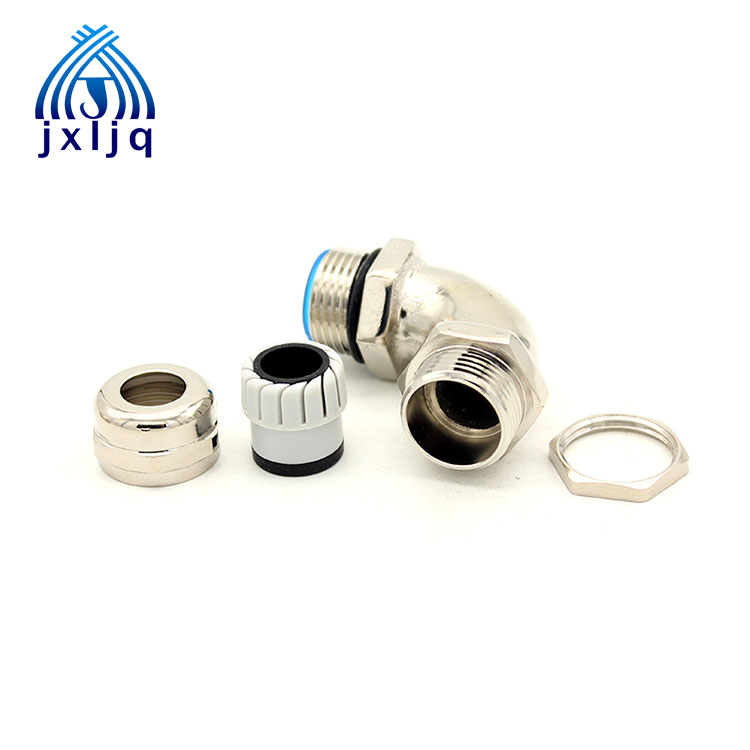 90 Degree Brass Waterproof Cable Gland