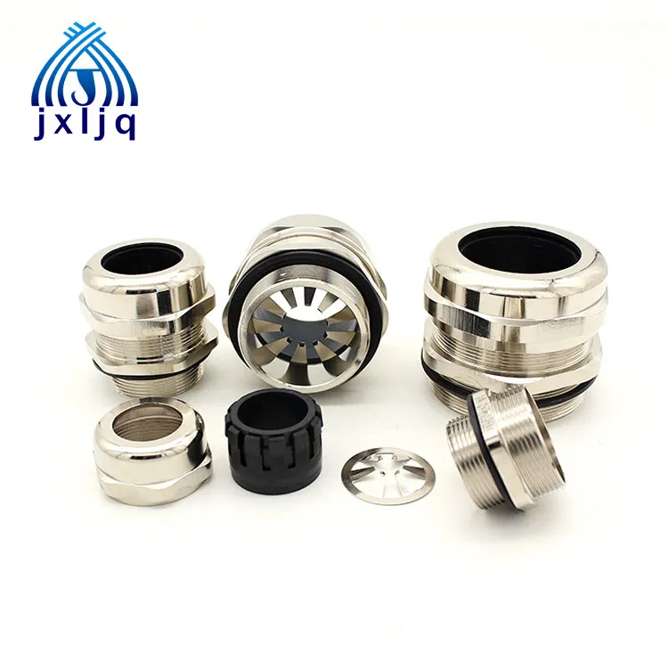 EMC Brass Cable Gland Pg Thread Cable Fitting