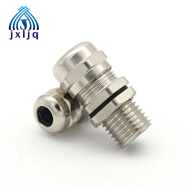 Longer Thread Brass Cable Gland-Metric Thread Waterproof Brass Cable Gland with M8*1.5