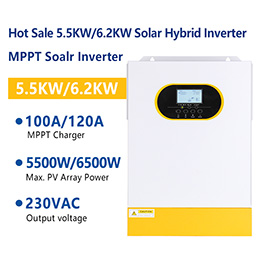 5.5KW MPPT хибриден слънчев инвертор