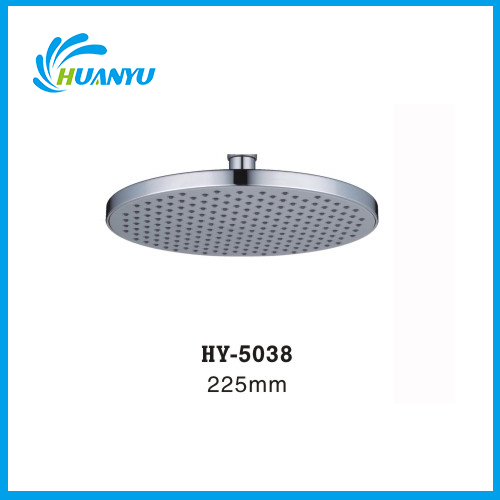 The new single function round ABS overhead shower head is now available