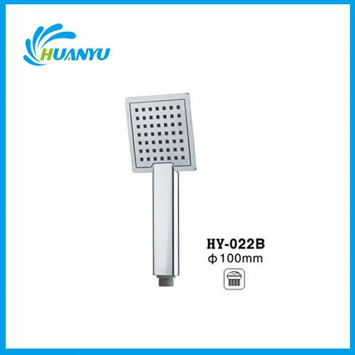 Double-Sided Chrome Square Hand Shower Head