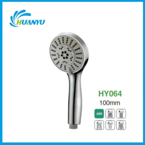 Five-function round hand shower head