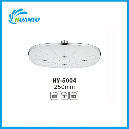 Square three-function Overhead Shower Head