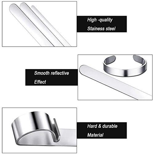 Adjustable Stainless Steel Blank Bracelet