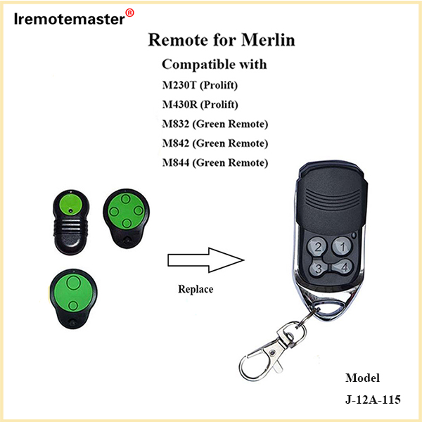 Remote for Merlin M832