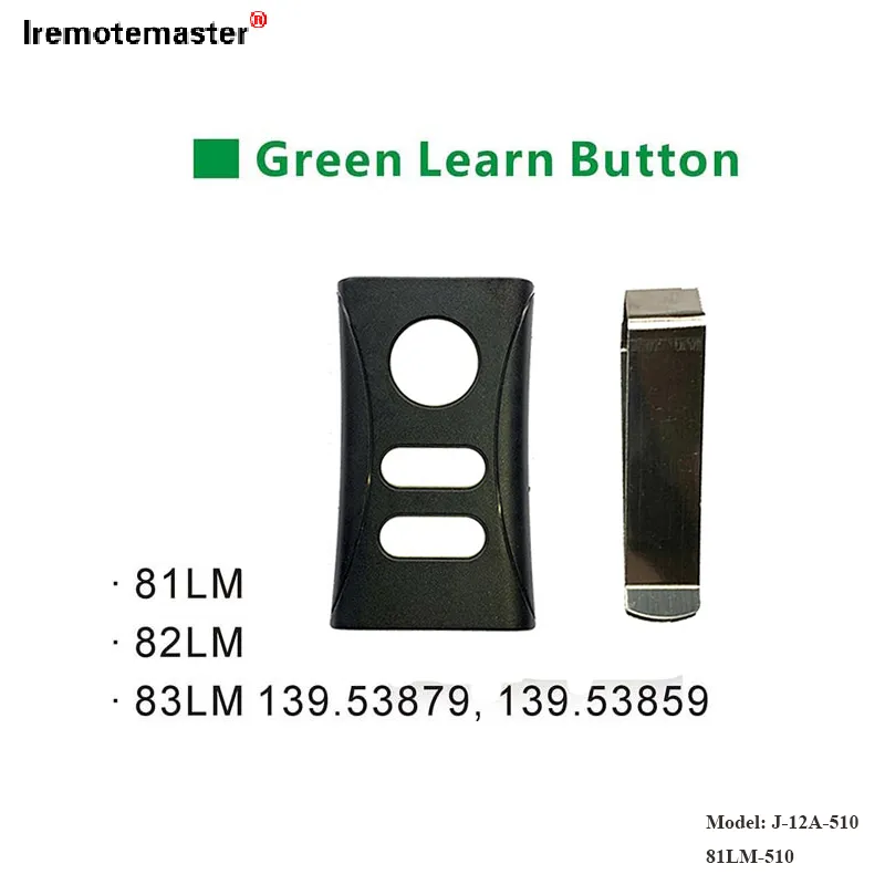 Ye 81LM 82LM 83LM Green Button Learning 390MHz Garage Door Remote Replacement