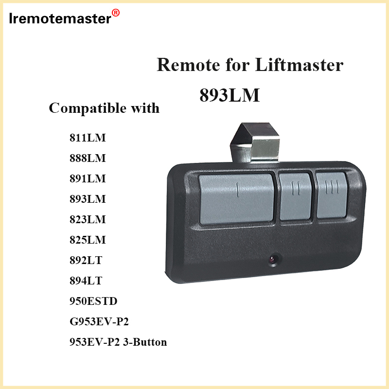 Remote for Liftmaster 893LM