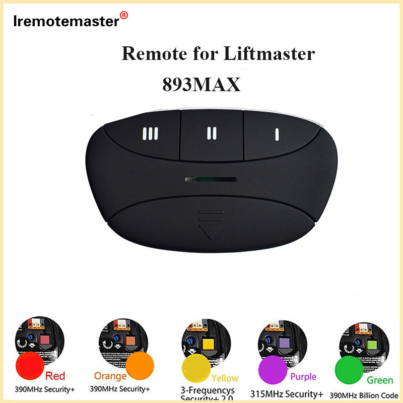 Remote for Liftmaster 893MAX/890MAX