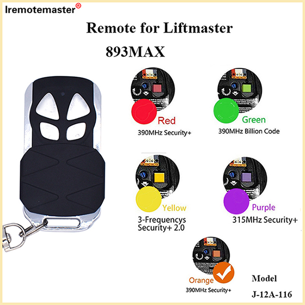 Remote for Liftmaster 893MAX