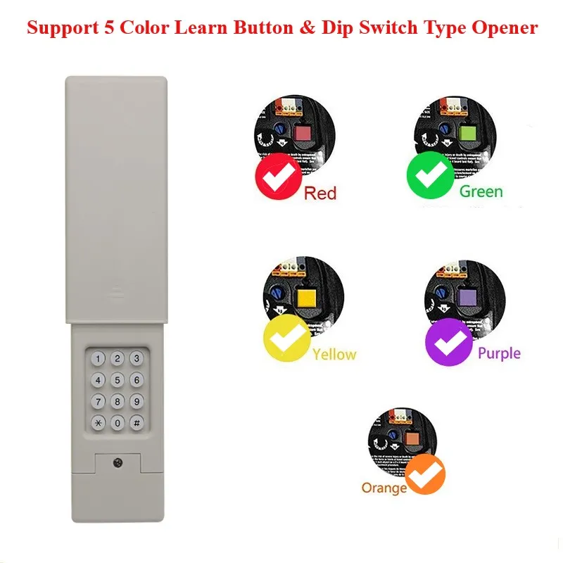 Universal Garage Door Wireless Keypad K2