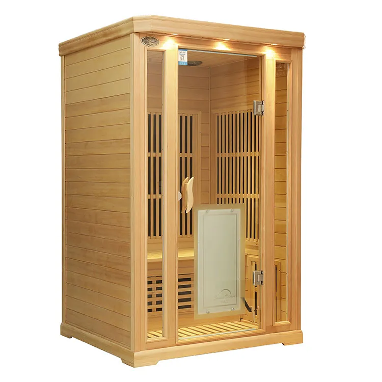 Hemlock Far Infrared 4 Person Home Steam Sauna Room