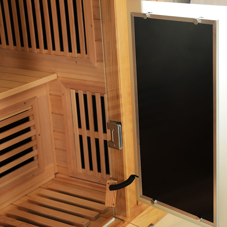 Two Person Solid Wood Far-infrared Dry Steam Room