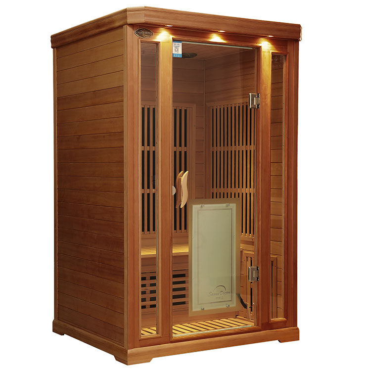 Two Person Solid Wood Far-infrared Dry Steam Room