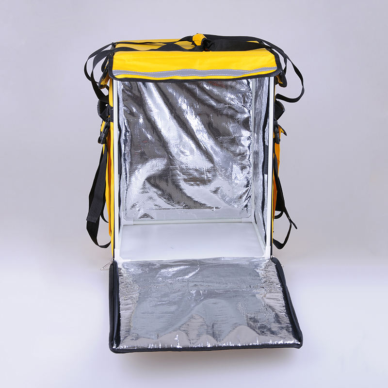 Vodotesný taška s chladiacim boxom na jedlo s izoláciou na bočné otvorené doručovanie na jedlo