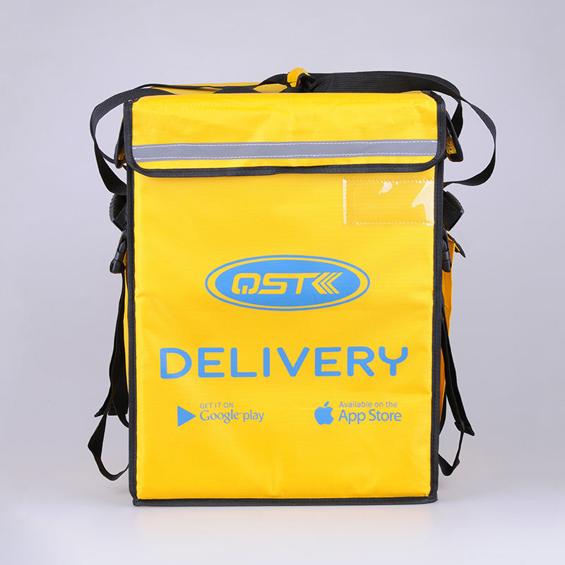 Waterproof Take Away Food Insulated Cooler Bag Side Open Delivery Backpack For Food