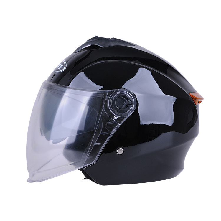 하프 페이스 더블 바이저 오토바이 헬멧