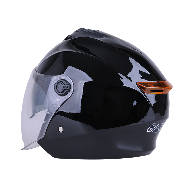 하프 페이스 더블 바이저 오토바이 헬멧