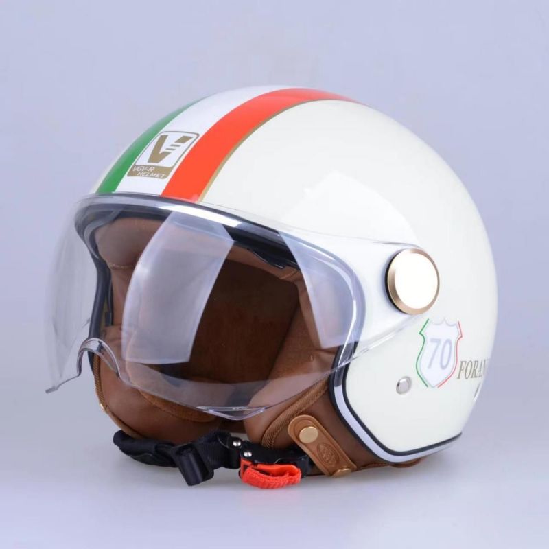 Half Face Luxury Motorcycle Helmet