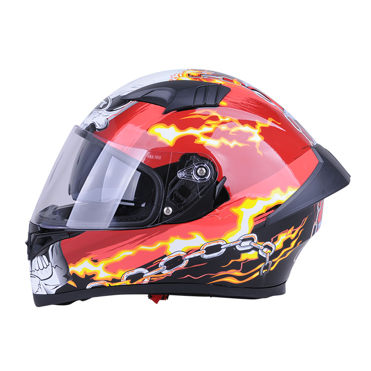 Novos capacetes modulares de motocicleta completos