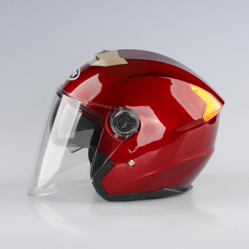 Casco de motocicleta Bluetooth de cara abierta