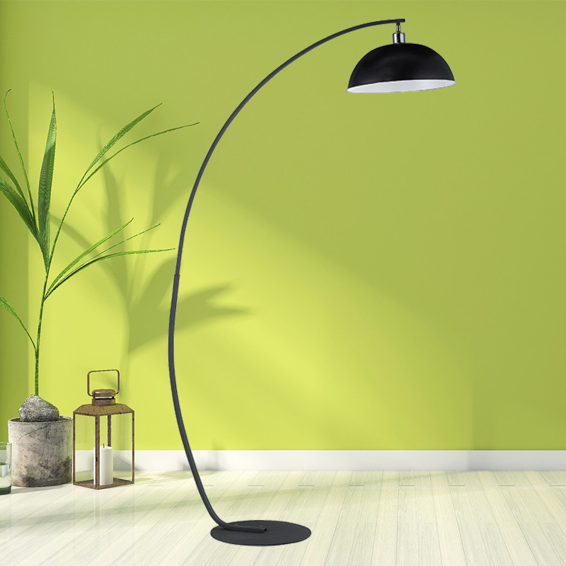 Is the Chic Arched Glass Lampshade Floor Light a Stylish Addition to Modern Interior Design?