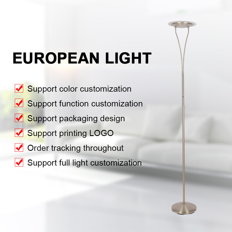 Dekorativní LED jednopólová stojací lampa