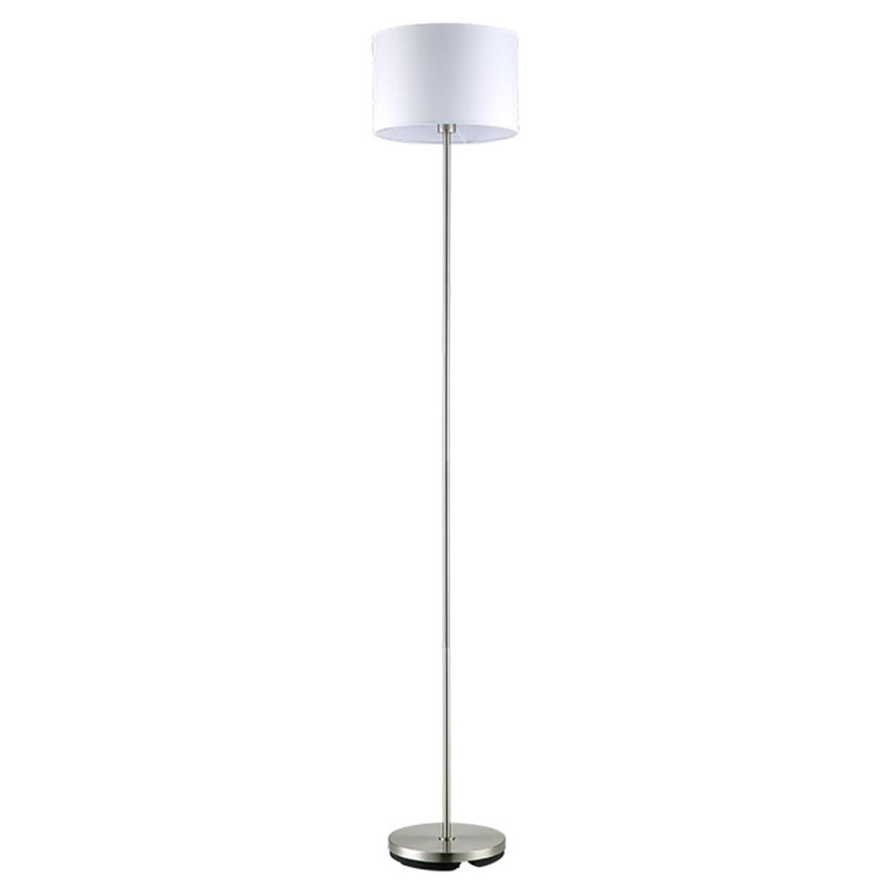 Fabric Shade Single Pole Floor Lamp