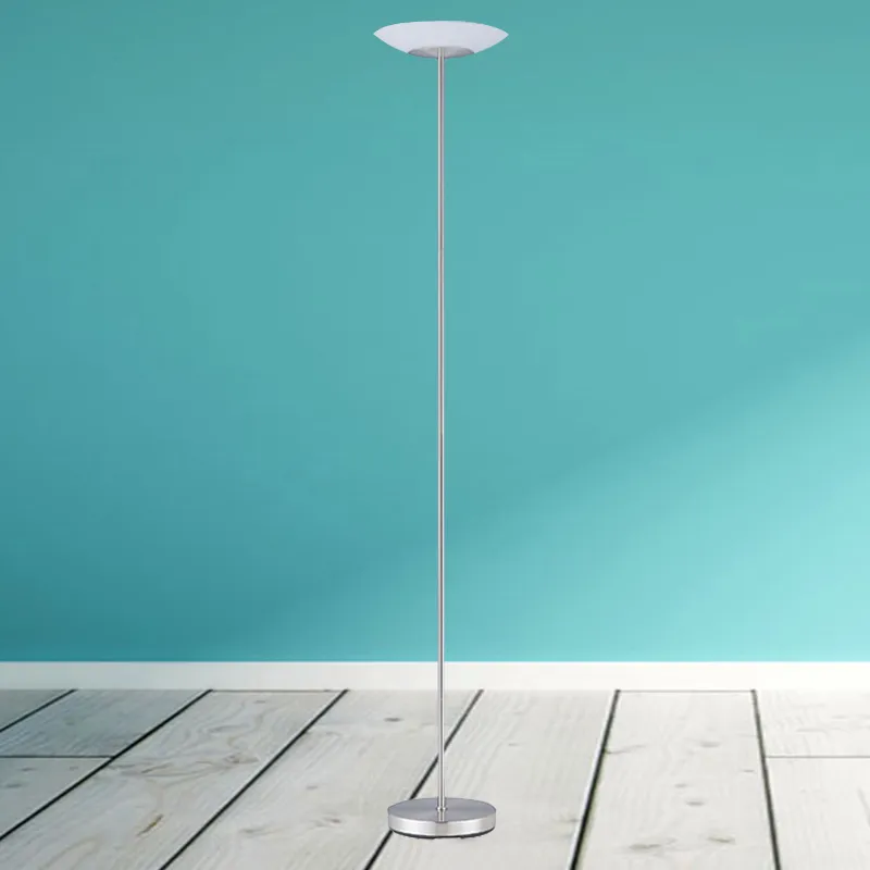 Household With Glass Shade Floor Lamp Lighting