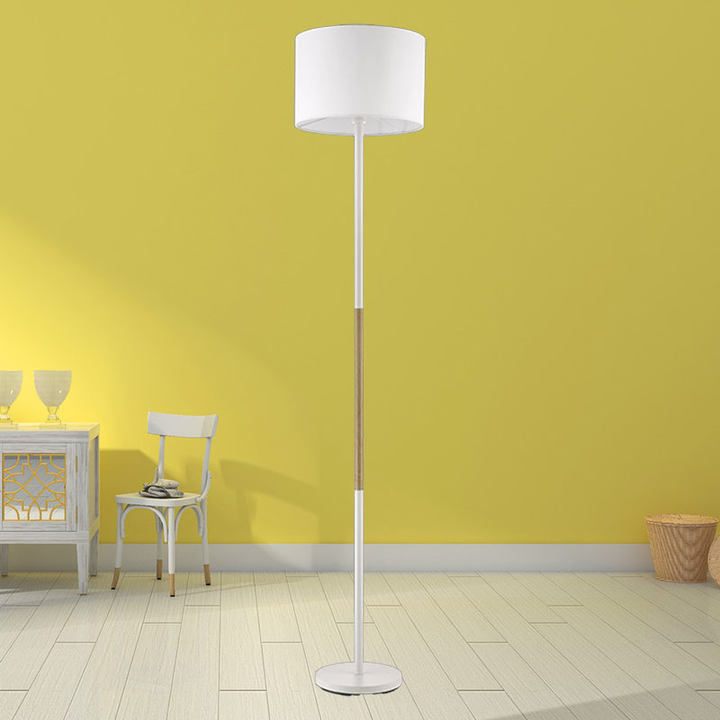 Nordic Simple E27 Cloth Floor Lamp