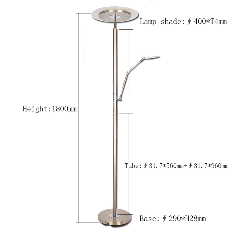 Stepless Dimming Mother And Son Floor Lamp