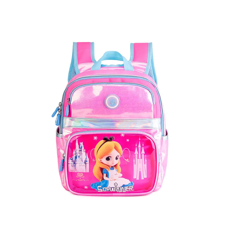 Mochila de luz LED para escola secundária