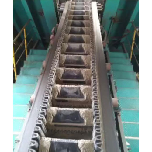 Steep Angle Sidewall Conveyor Belt Used In Seaport - 3