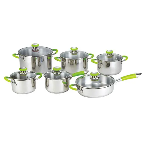 WA126201 12Pcs Cut edge cookware set