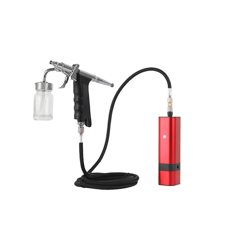 Auto Cordless Airbrush Make Up Kit with Side Feed Cup
